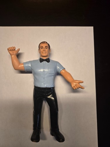 Blue Referee WWF LJN Wrestling Figure Rare Vintage...