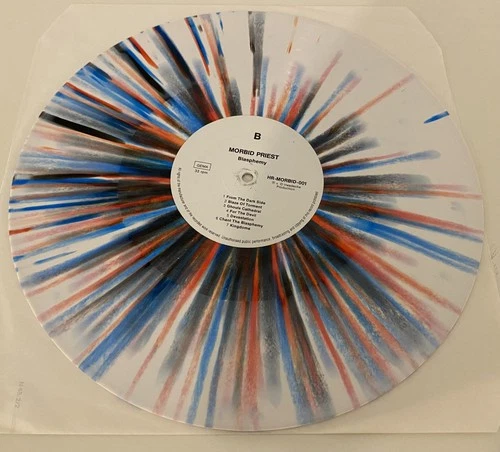 Morbid Angel  Blasphemy  '90  splatter LP Headache rec. Live Death image 8