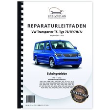 VW Transporter T5 (03-15) 6 Gang Schaltgetriebe 0A5 Kupplung Werkstatthandbuch