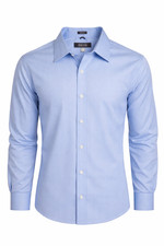 Wrinkle Free Button Down Shirt Mens Dress Business Casual Regular Fit 16 1 2 Ken