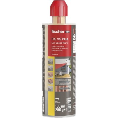 Fischer Injektionsmörtel FIS VS Plus 150C Mörtel 145ml + 2 Statikmischer