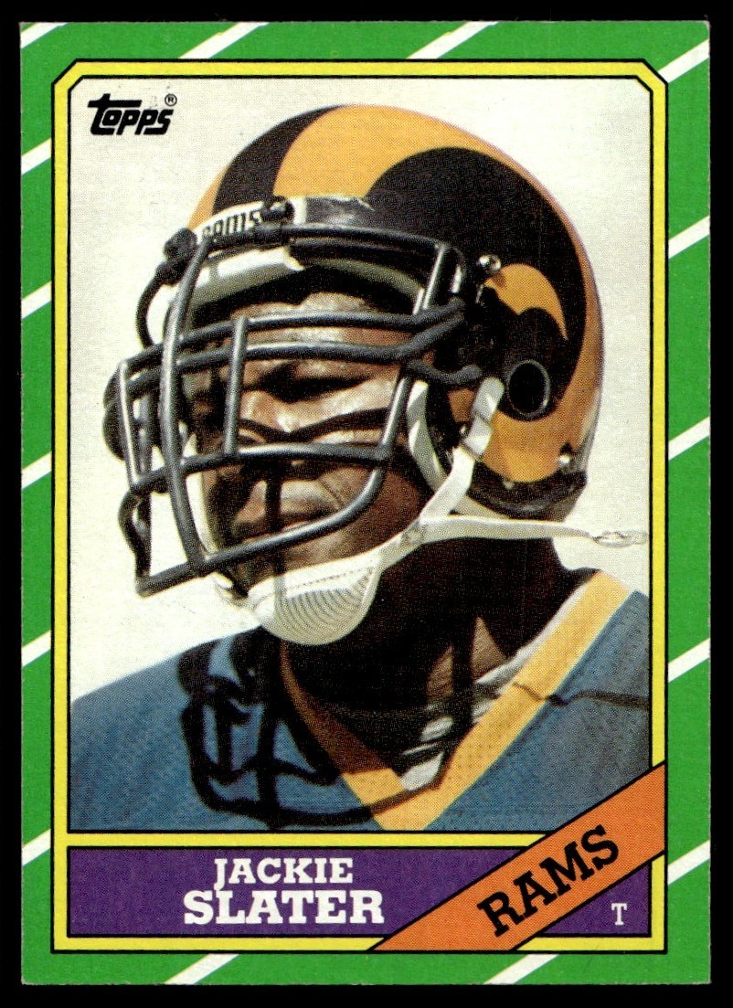 1986 Topps Jackie Slater Los Angeles Rams #85
