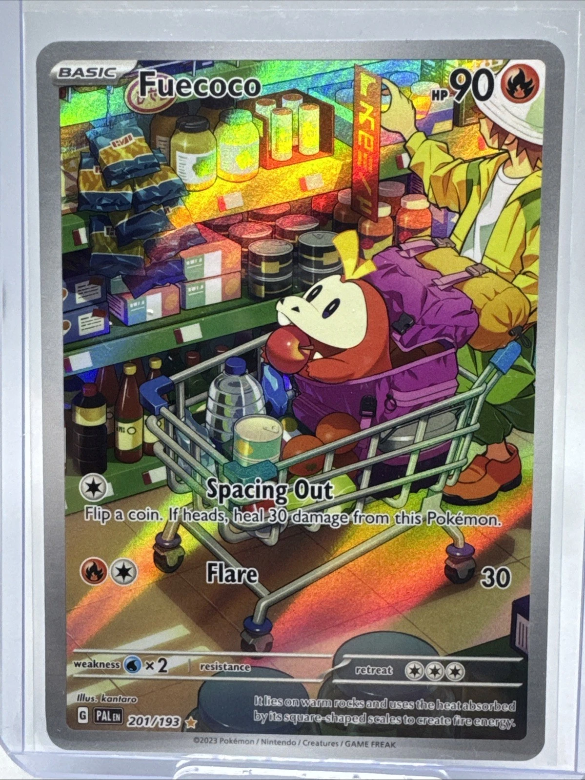 Fuecoco 201/193 Sv02: Paldea Evolved Holo