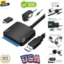 SATA to USB 3.0 Adapter, External Hard Drive Converter Cable for 2.5" 3.5" HD...