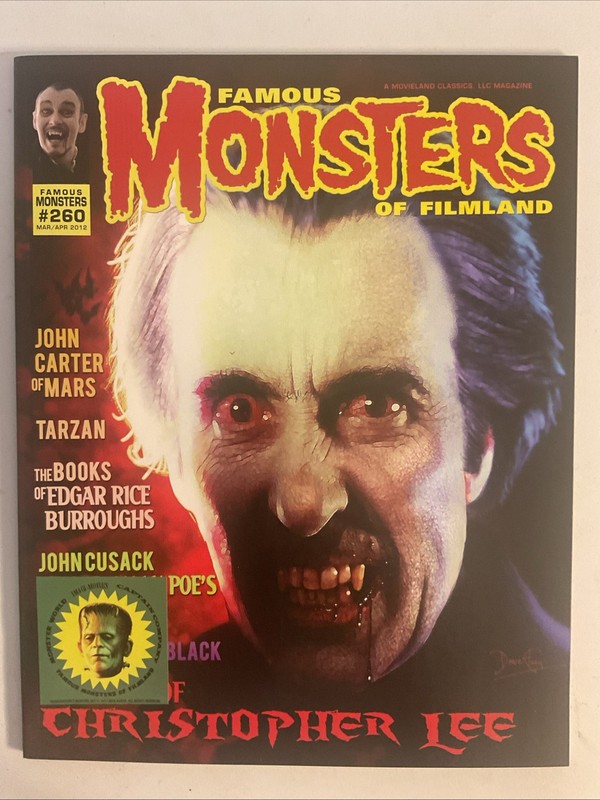 Famous Monsters of Filmland ##260 Diamond Edition Christopher Lee Dracula Cover