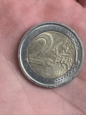 Moneta 2 euro Repubblica Italiana CON ERRORE DI CONIO Commemorativa 2002-2012