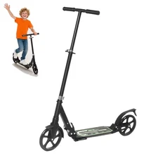 Kick Scooter for Kids Ages 6+ Teens & Adults Adjustable Handlebar Lightweight US