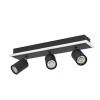 Eglo 3Er Led Spot Spot Rimbocchi 1 20W, 2500 Lm, 3000K, Schwarz, Stahl