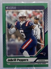 Jabrill Peppers 2024 Donruss #296 Press Proof Press Proof Green - Giants