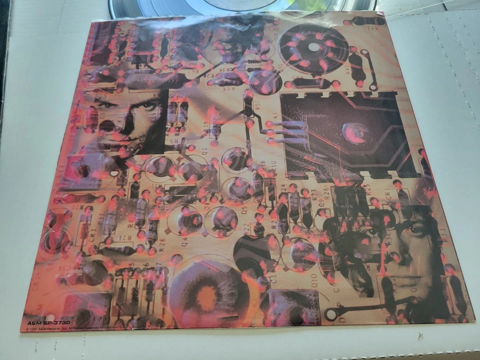 THE POLICE - Ghost in the Machine 1981 POP ROCK NEW WAVE Sting + Inner sleeve LP - Image 4 of 4