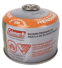 Coleman 220 Isobutane Fuel Butane Propane Mix Survival Hiking camping prep