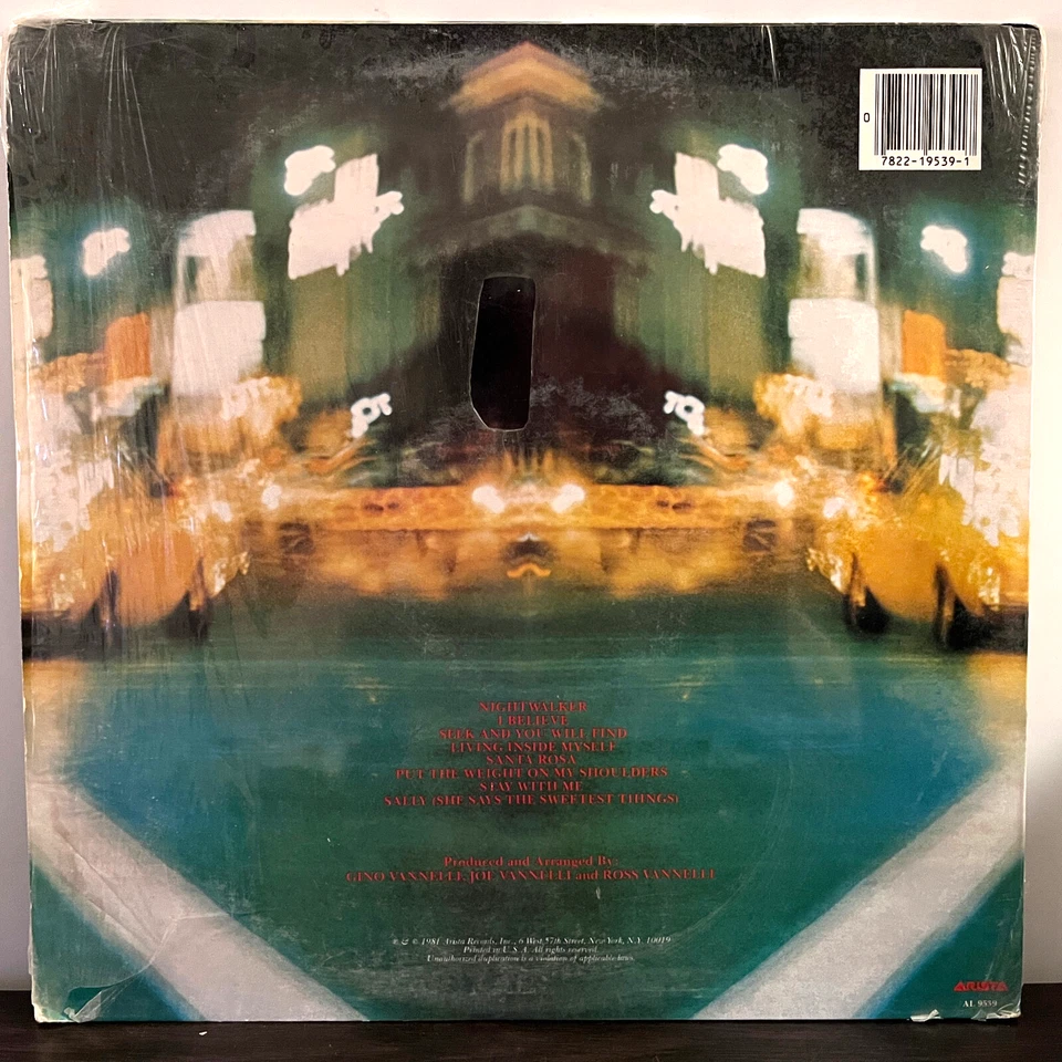 GINO VANNELLI - Nightwalker (1981) - 12" Vinyl Record LP - VG+ - Image 2 of 3