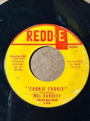 MEL GARRETT Redd-E 5007 COOKIE COOKIE / WHEN WILL I GO HOME  POPCORN VG  LISTEN