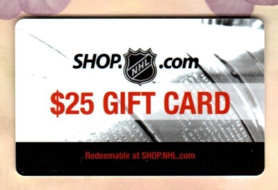 NHL SHOP Stanley Cup ( 2006 ) Gift Card ( $0 - NO VALUE )