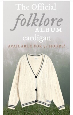 Taylor Swift Officially Licensed Folklore The Cardigan