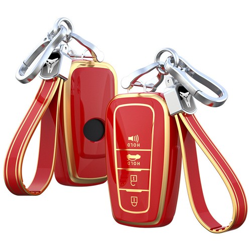 4B TPU Smart Key Fob Case Cover For TOYOTA Avalon Corolla Camry Highlander RAV4 - Picture 13 of 14