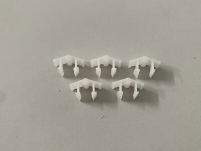 NEU 5 Stück Clips Klemmfeder Chrom Zierleiste Stoßstange Opel Senator B 90349059
