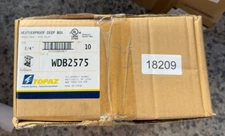 10pc Southwire WDB2575 Weatherproof Deep Box Double Gang 5Hole 3/4" Outlets NEW