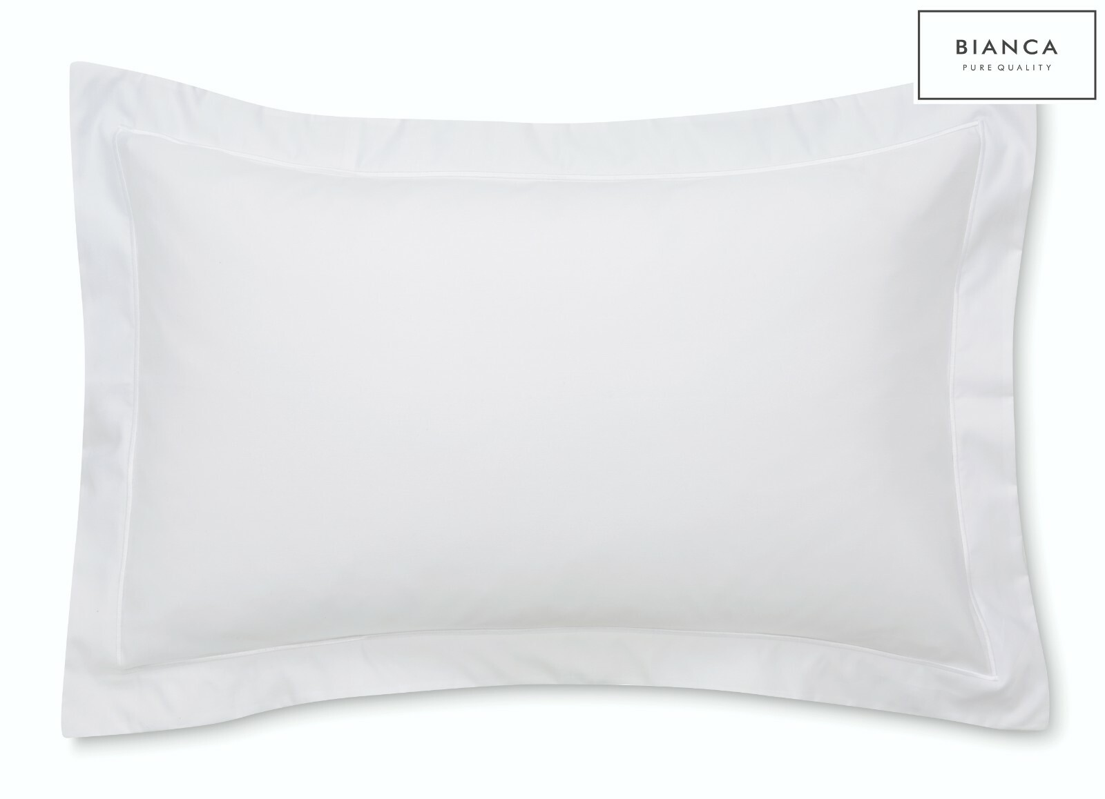 Bianca Luxury 800TC Cotton Sateen Duvet Set Or Fitted/Flat Sheets White, Silver Tanie uzupełnianie zapasów