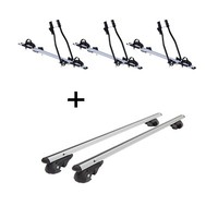 3X FahrradträGer Sagittar+DachträGer VDP004 L FüR FüR Peugeot 307 Break SW 02-08