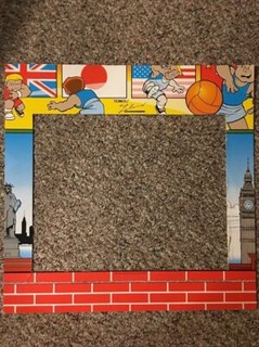 Technos Leland Super Dodge Ball Arcade Bezel Monitor Shroud 21" X 21"