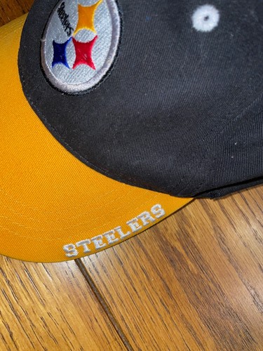 Kids Pittsburgh Steelers NFL Team Apparel Adjustable Hat Cap Boy Girl NFL Black - Picture 3 of 9