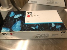 HP 70 Genuine Red C9456A Ink Cartridge - HP End of Warranty: 01, 07, 10/2019