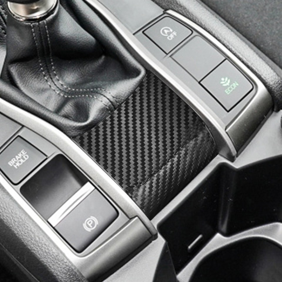 For Honda Civic 10th 1621 Dry Carbon Fiber Console Manual Gear Shift