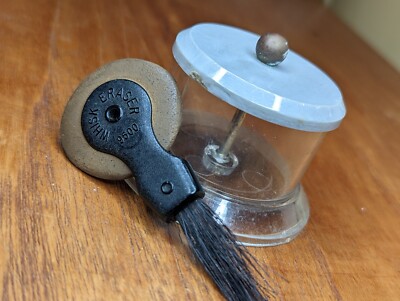 Vintage Desktop Gadgets Whisk Wheel Typewriter Eraser & Roll Stamp Dispenser