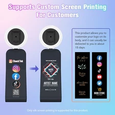 ipad photo booth Logo customization Not including machines