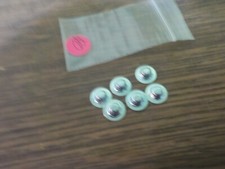 new set of 6- 1/4 inch roundlock nuts for parts
