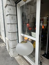 LAMPADA 60s BUBBLE BAROVIER VETRO MURANO ITALIAN DESIGN BRASS GLASS CHANDELLIER