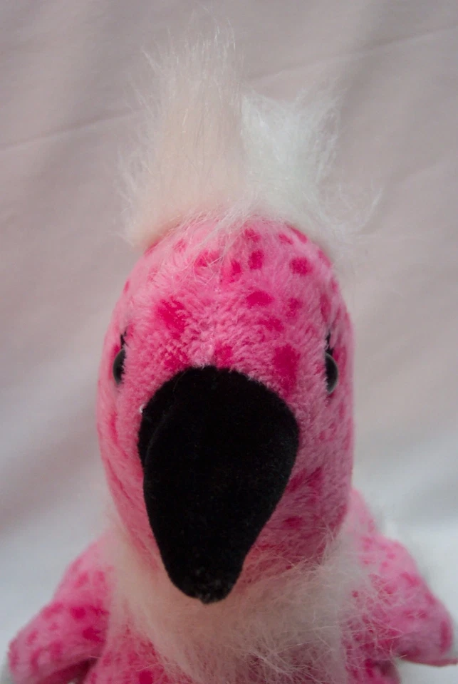 Ganz PINK AND WHITE CHERRY BLOSSOM BIRD 8" Plush Stuffed Animal Webkinz TOY - Image 3 of 4
