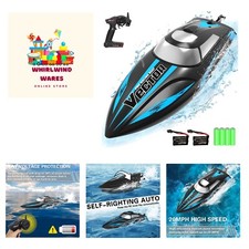 RC Boat 20MPH Fast RC Boat for Adults 2.4Ghz Remote Control Boat for Pools an...