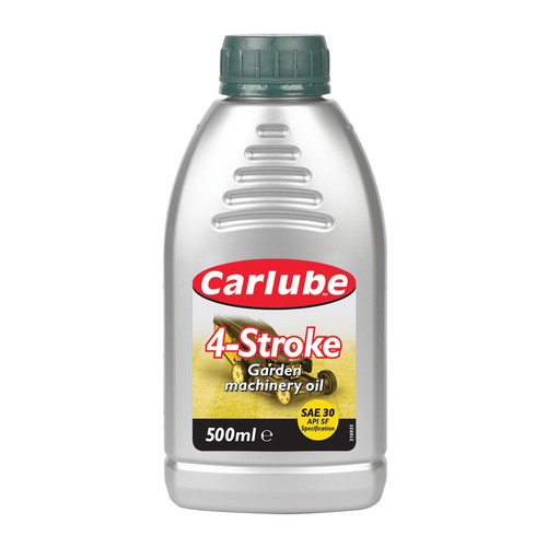 Carlube 4 Stroke Lawnmower Garden Machinery Engine Oil SAE30 Lubricant