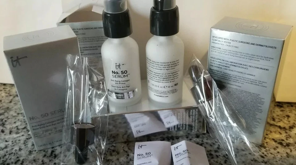 It Cosmetics No. 50 Serum Anti-Aging Collagen Veil Primer 30 ml  FULL SIZE! - Image 2 of 4