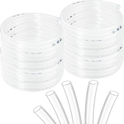 #ad #ad 3 4quot; ID x 1quot; OD x 10FT Clear PVC Vinyl Tubing Clear Hose $33.99