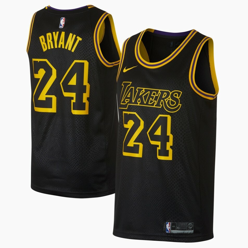 2018 Nike LA Lakers Kobe Bryant City Edition Mamba Jersey Sz 2018 Nike LA Lakers Kobe Bryant City Edition Mamba Jersey Sz