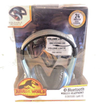 eKids - Jurassic World Bluetooth Headphones - Blue [JW-B52.FXv22M]-USED