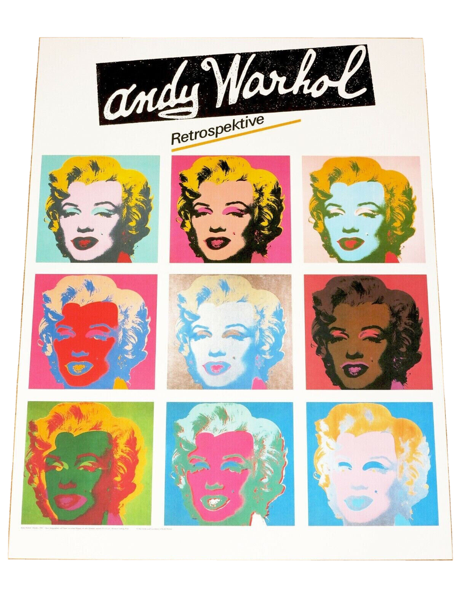 Marilyn Monroe (Retrospective) Andy Warhol 1989 Original