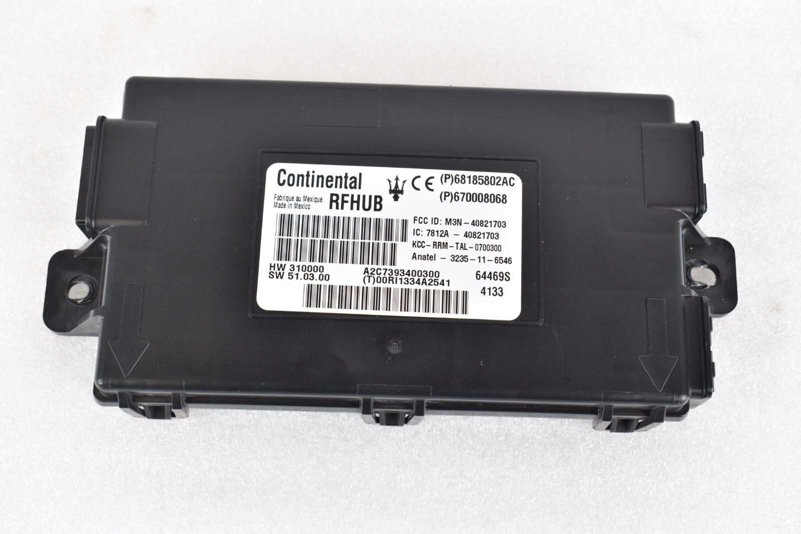 π 2014-2017 MASERATI GHIBLI S Q4 PASSIVE ENTRY COMPUTER CONTROL MODULE UNIT OEM