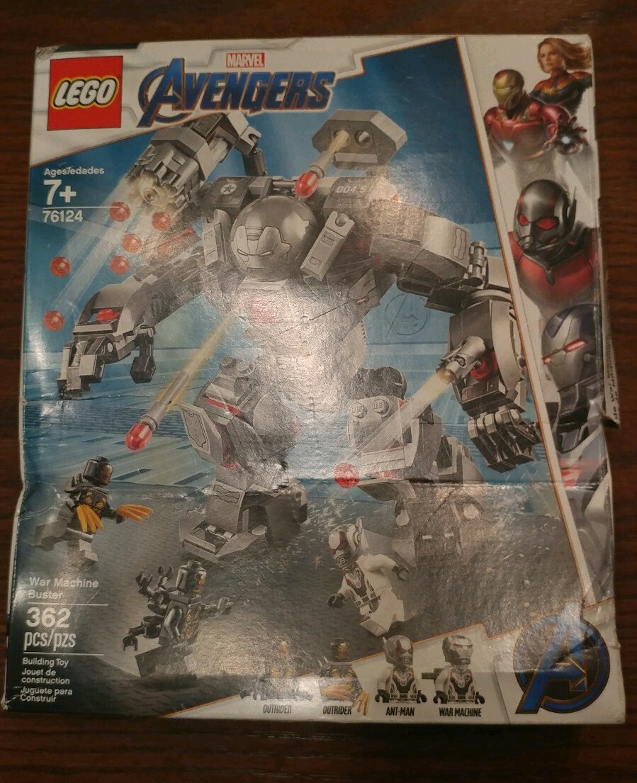 Lego 76124 Marvel Avengers War Machine Buster Building Kit 362 Pieces