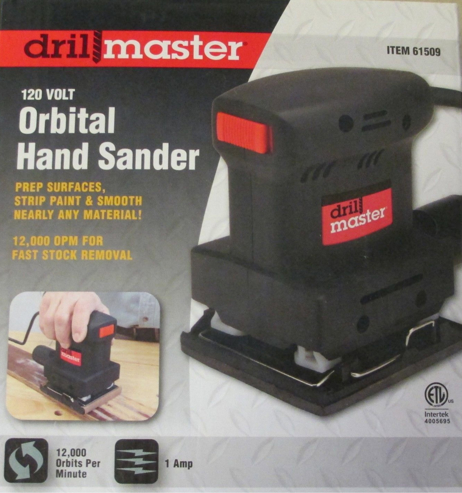 DRILL MASTER ( 61509 ) 1.0 Amp Orbital 