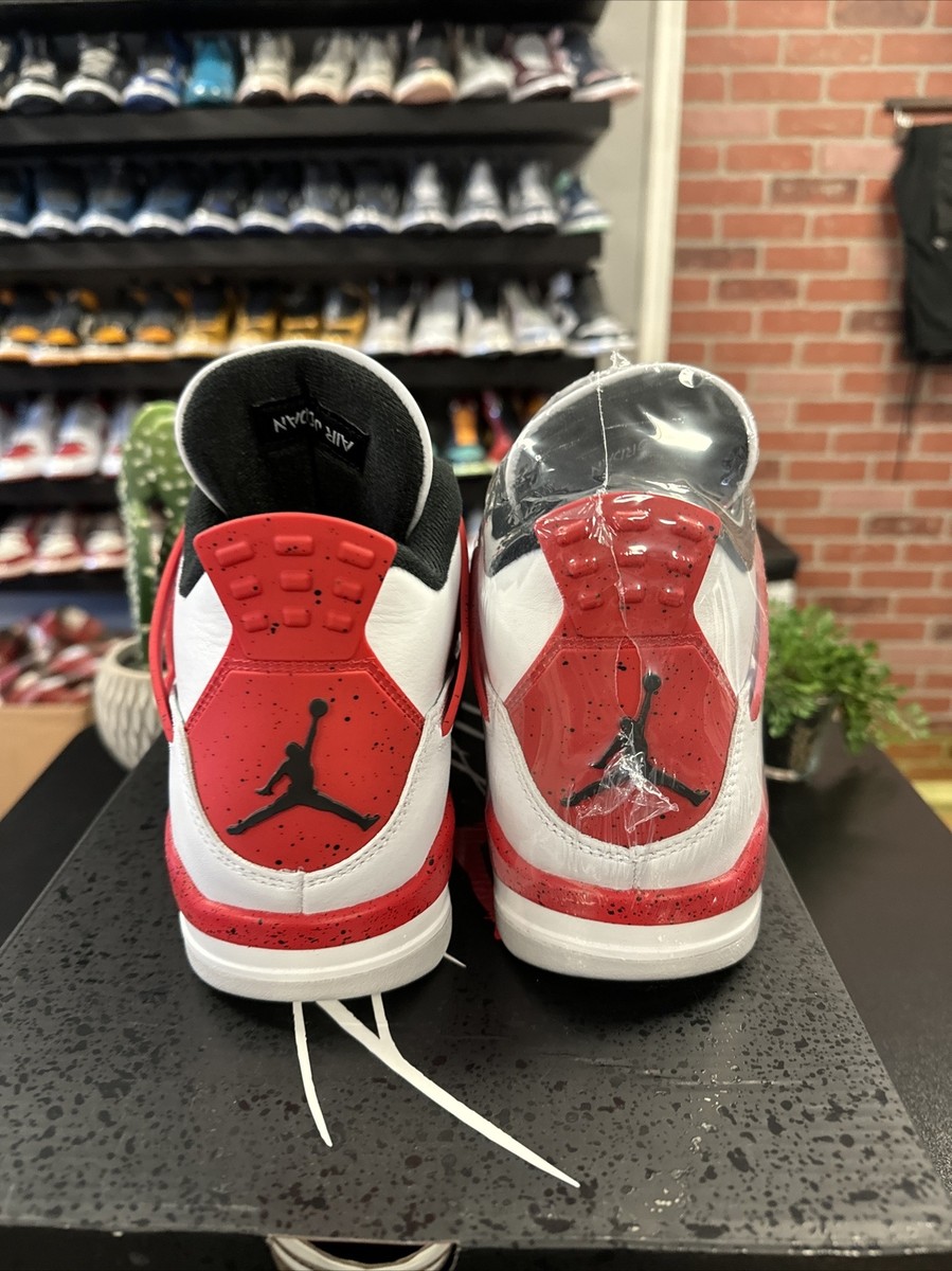 Air Jordan 4 Retro Red Black DH6927 161 Size 10 Brand New