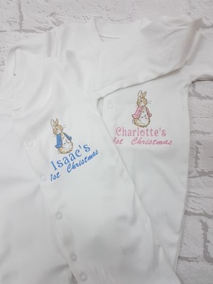 first birthday sleepsuit