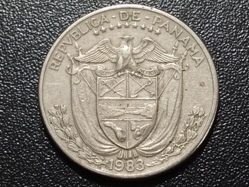 1983 Panama Balboa Vn Cvarto De Balboa Coin NICE WORLD COIN - Picture 2 of 2