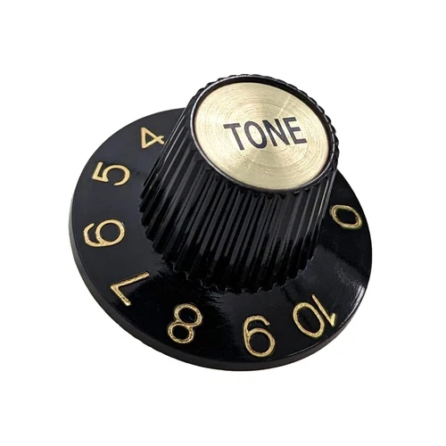 YJB PARTS Sombrero Knob Gold Top Inch Black/TONE From Japan