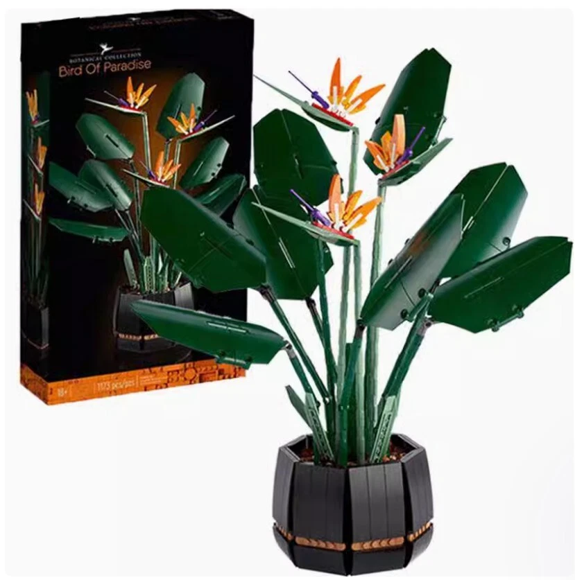 New Bird of Paradise Botanical Collection 10289 Building Blocks Toy Bricks Set - Image 3 of 4
