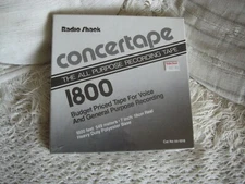 Radio Shack Concertape, 1800ft. Cat No. 44-1018 sealed
