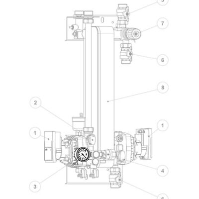 Sonnenkraft Manometer 10 bar Typ: SLSMAN, für SLS Stationen